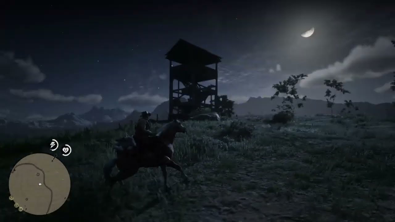 Red Dead Redemption 2 - In giro con il 🐎 ho trovato un bandito, lo legato è portato nel bosco 🍴🐺 