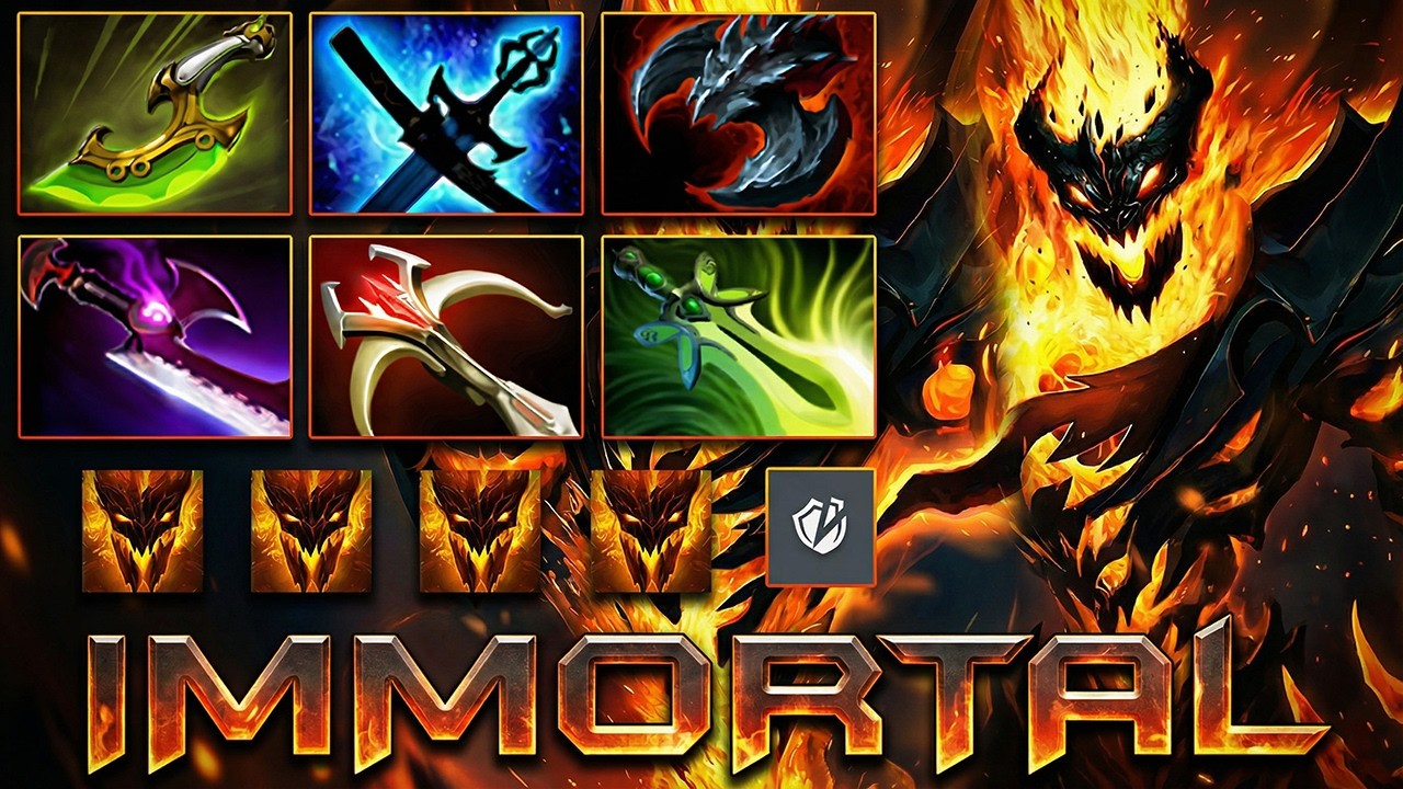 Shadow Fiend Carry DOMINATES! 22 Kills Immortal Rank Gameplay | Dota 2