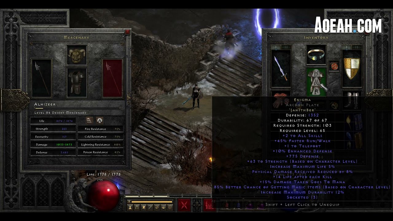Most Popular D2R Items for Sale on AOEAH.COM