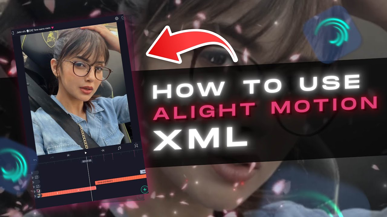 How to use Alight motion XML 2024  (Download XML Preset) 💕🔥