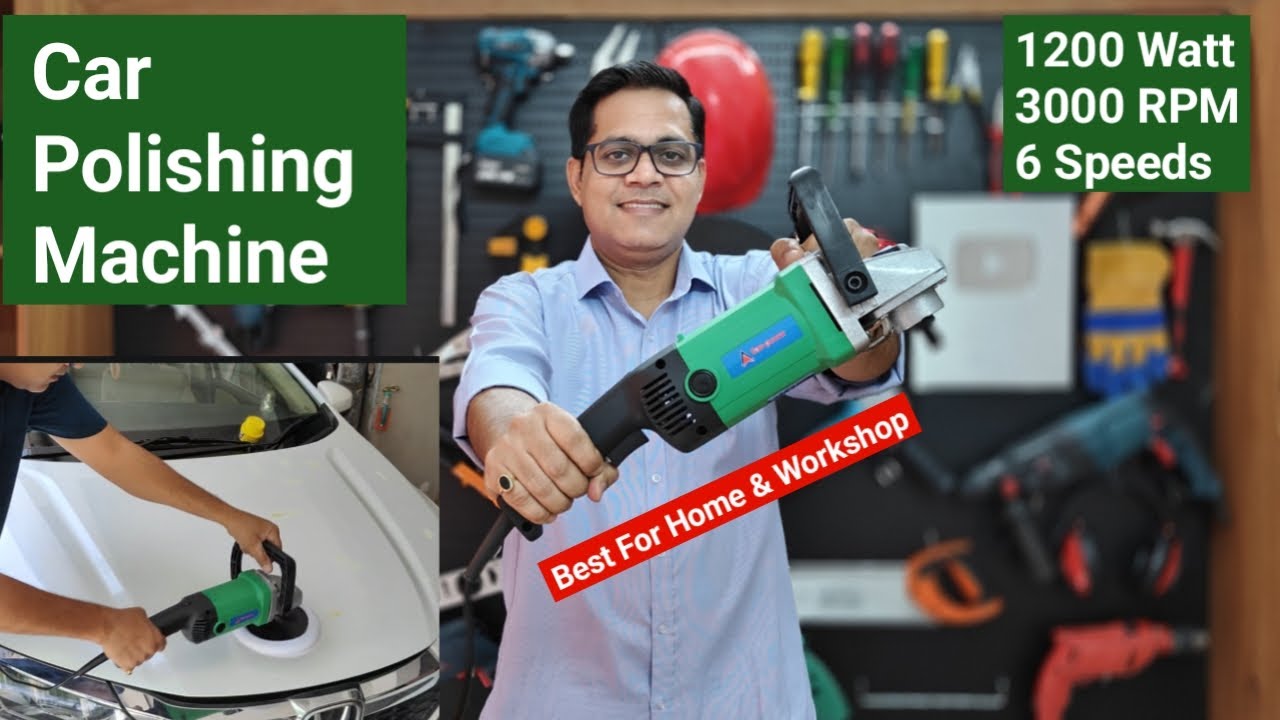 Car Polisher Machine Portable and Powerful | Heavy Duty Car Polishing Machine for Garage