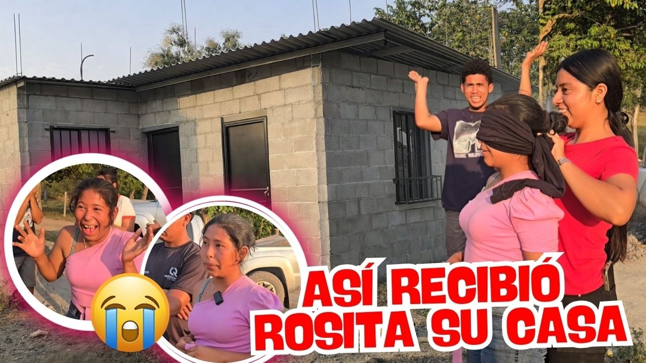 Rosita No Puede Creer Lo Que Está Viendo😭😭 AL FIN SU CASA TERMINADA😭🏠 su reacción lo dice todo🥹🥹