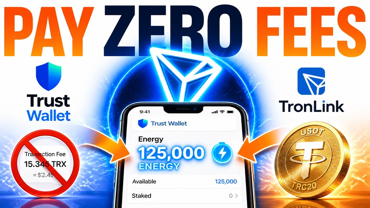 Rent TRON Energy in Trust Wallet & TronLink | How to Send USDT Without TRX Fees