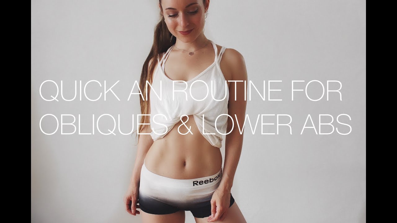 Quick Ab Routine ❤ Obliques & Lower Abs