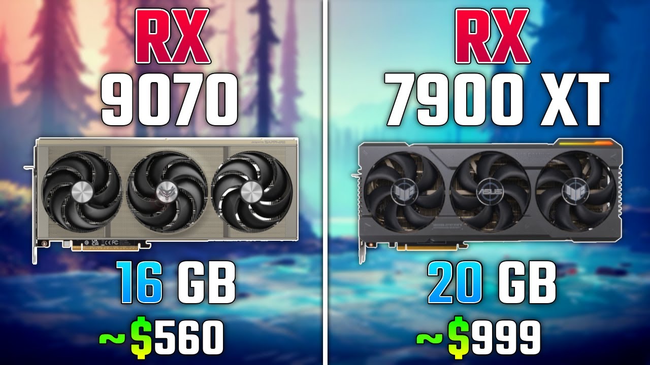 AMD RX 9070 vs RX 7900 XT | Test in 7 Games