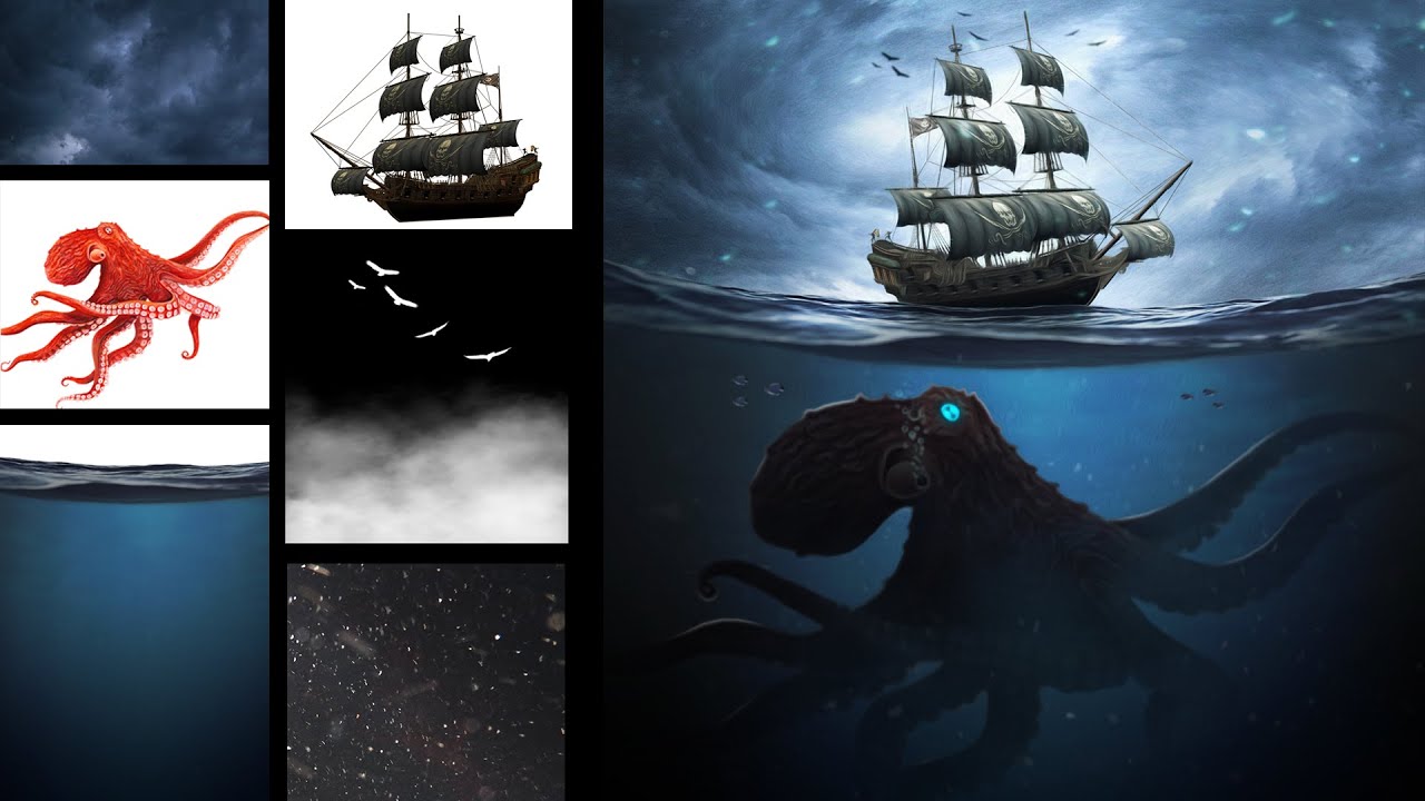 Surreal Underwater Photo Manipulation in Photoshop Tutorial