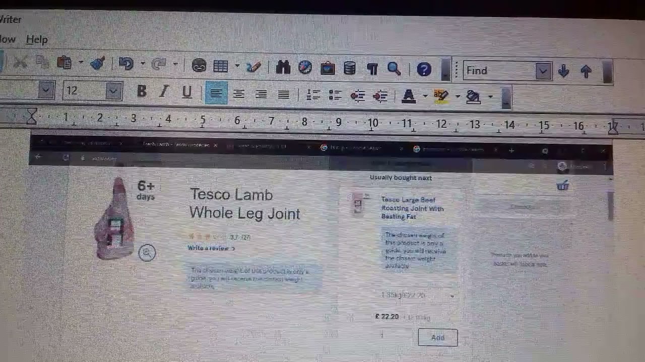 Buying lamb leg/shoulder from supermarkets