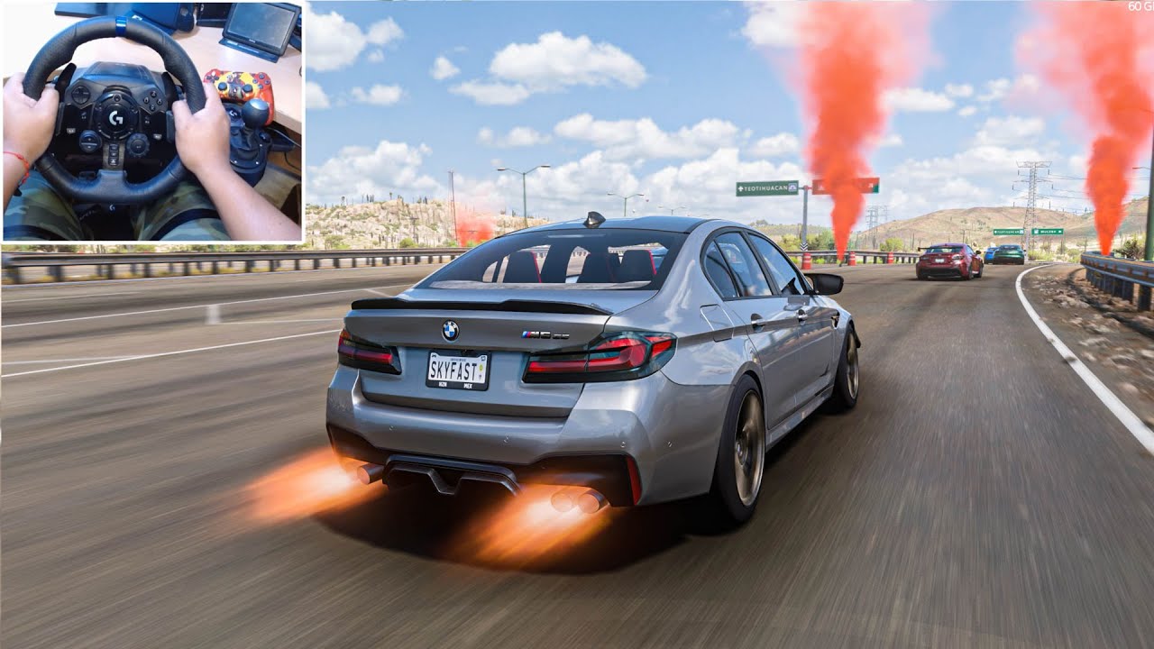 BMW M5 CS vs SUPER CARS | Forza Horizon 5 | Logitech G923 Steering Wheel Gameplay