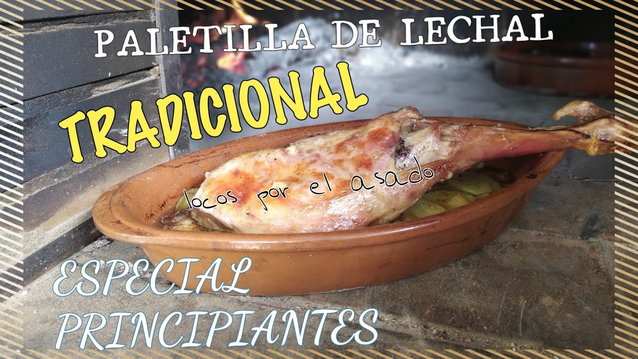 PALETILLA DE CORDERO EN HORNO DE LEÑA COCINA DE PRINCIPIANTES(paso a paso)©