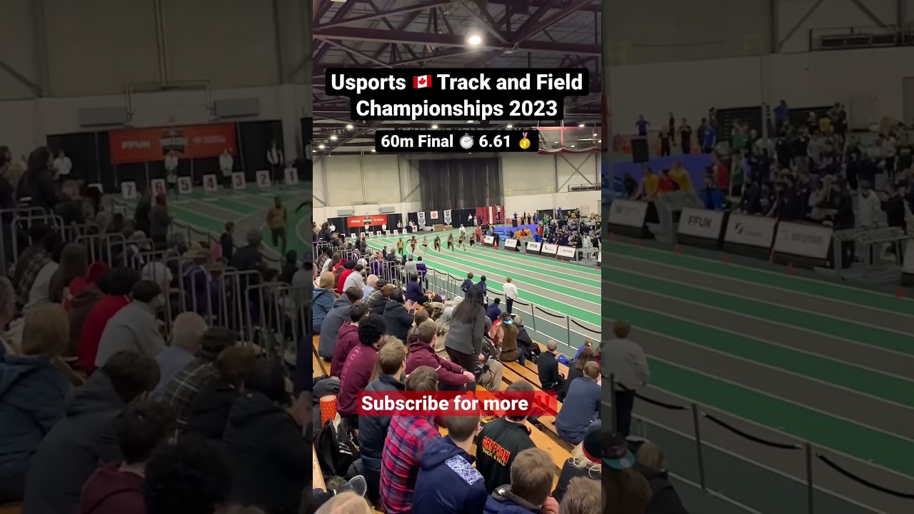 Usports 🇨🇦 2023 60m Final 6.61🥇 #sprinting #olympicsport #athletics #trackandfield #speedtraining