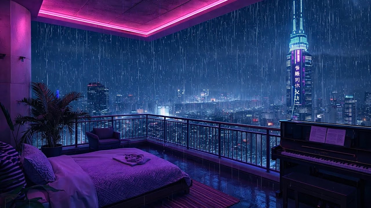 Late Night Rain Lofi 🌧️ Deep Focus Music for Study & Productivity