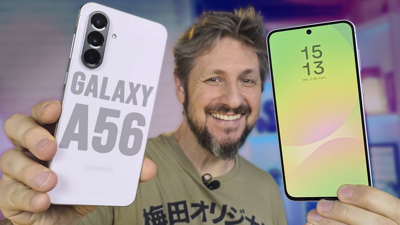 Melhor celular intermedi&aacute;rio com IA? Testamos o Galaxy A56