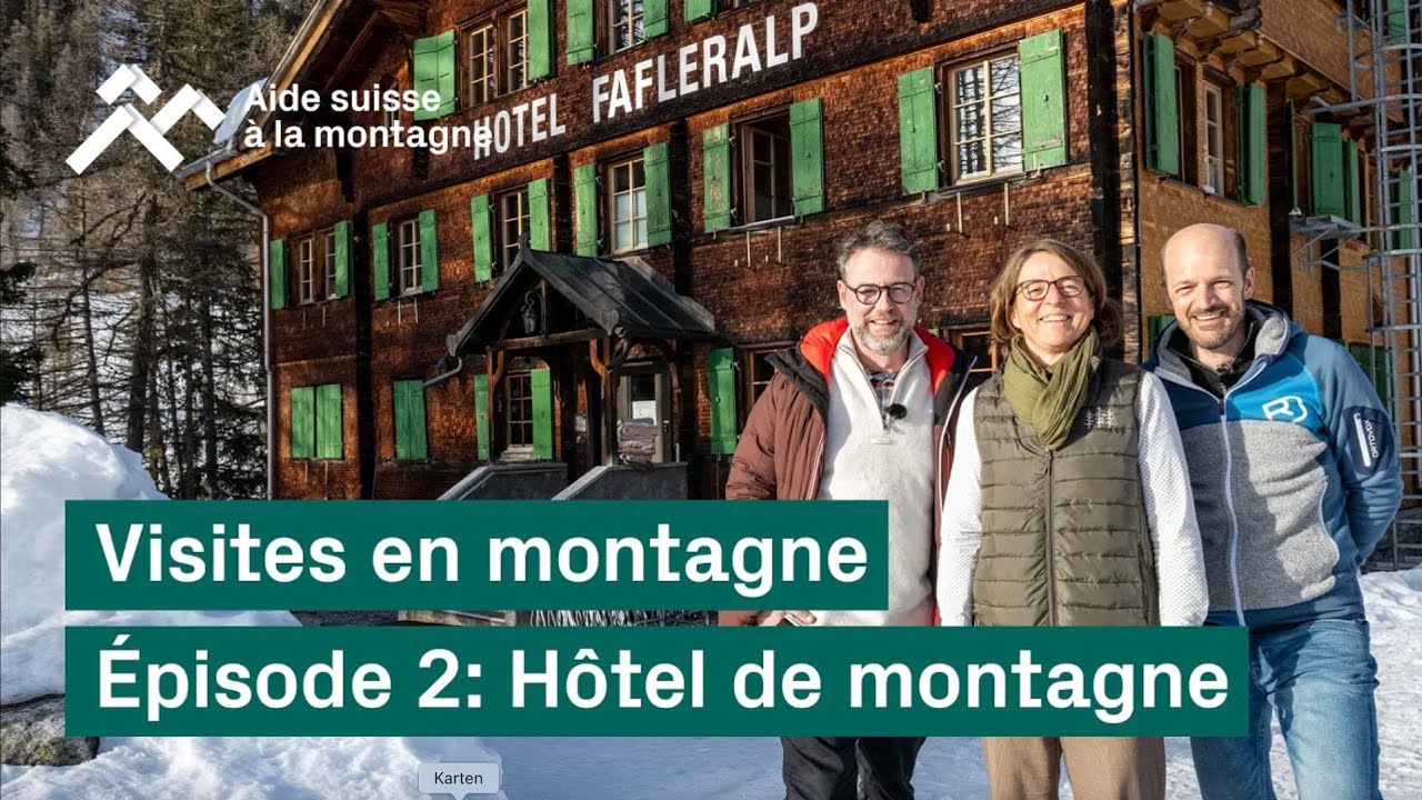 Visites en montagne: Nik Hartmann et Kurt Zgraggen visitent l’hôtel Fafleralp. Épisode 2/5