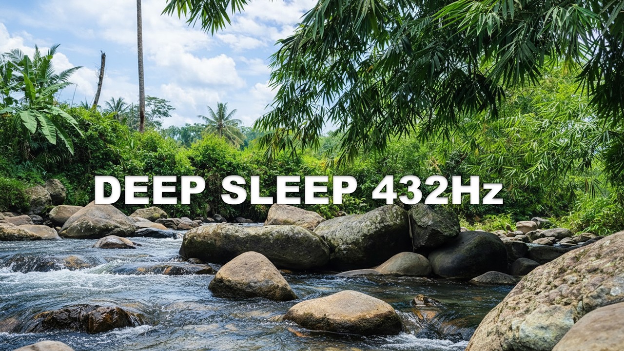 Miracle Healing DEEP SLEEP Music 432Hz 🌙 Fall Asleep INSTANTLY & Stop Overthinking