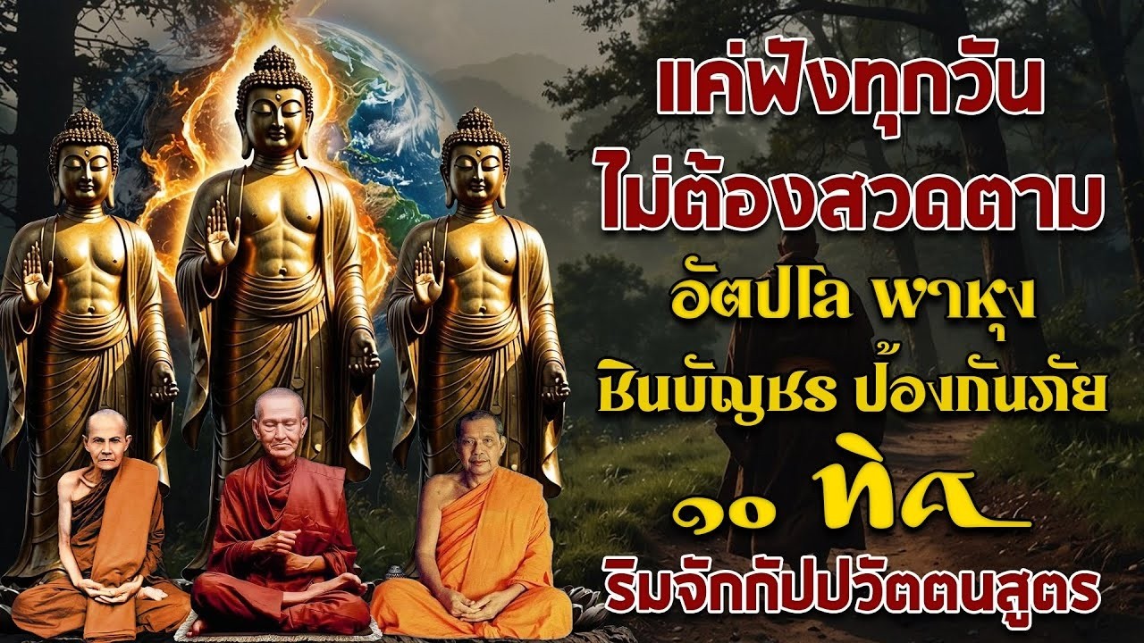 สวดพาหุง 🙏 ชินบัญชร ธัมจักกัปปวัตตนสูตร ปัดเป่าสิ่งไม่ดี เสริมสิริมงคล พลิกชีวิตจากร้ายกลายเป็นดี