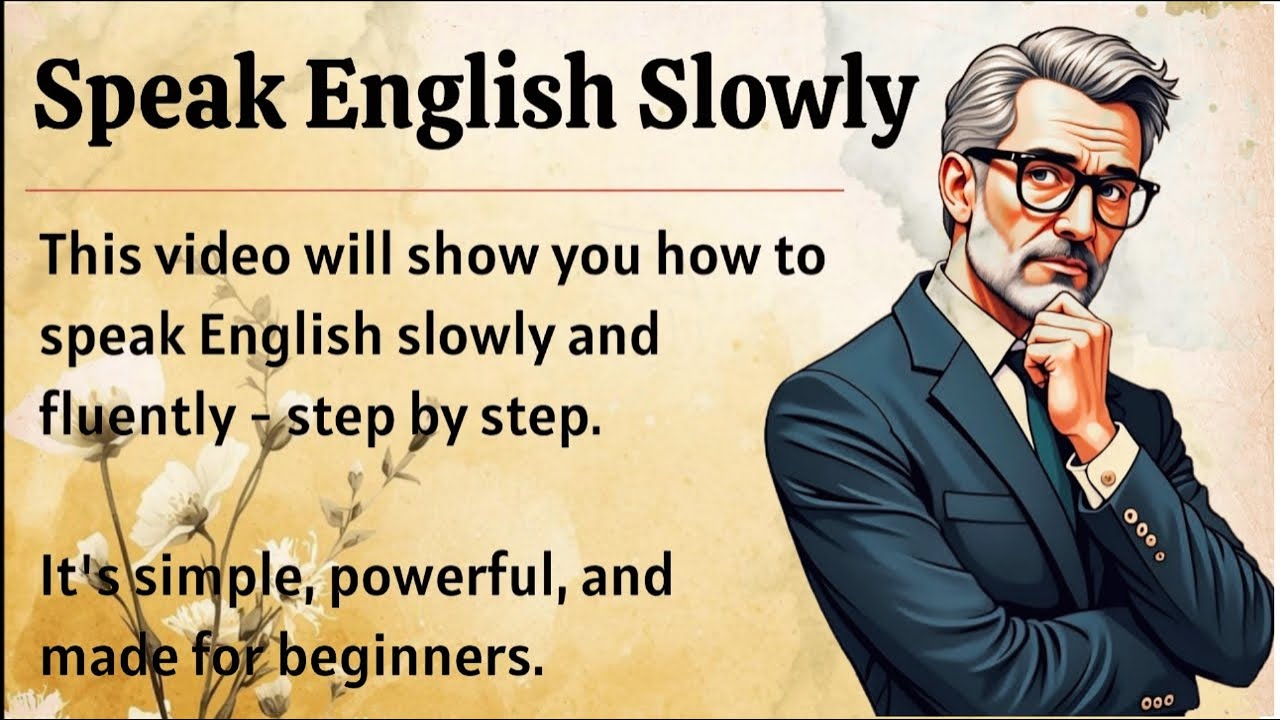 Speak English Slowly — But Powerfully || Graded Reader || Improve Your English Fluency ✅️