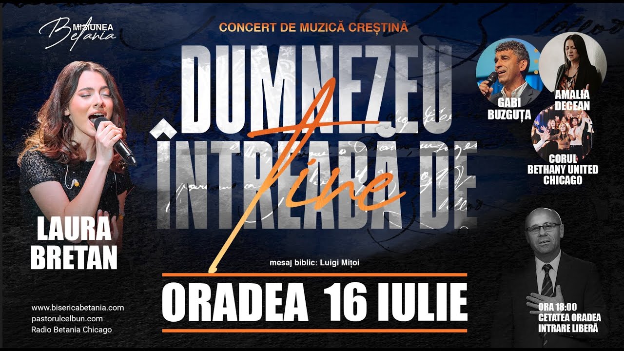 Dumnezeu întreabă de tine - Transmisiune LIVE - Oradea