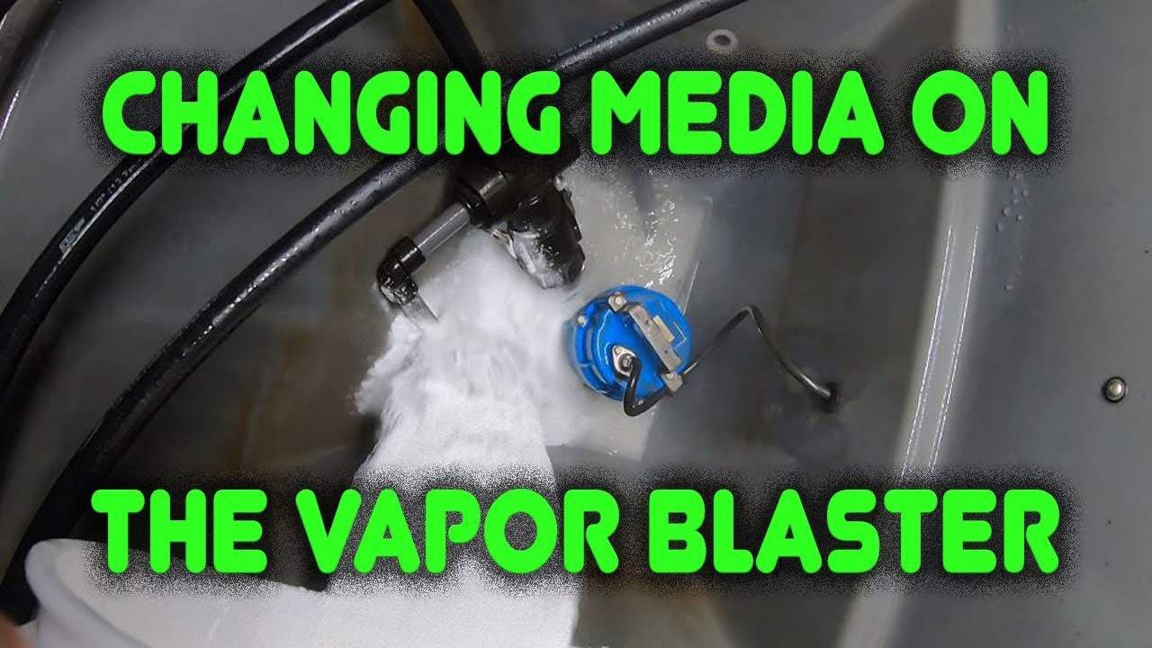 Changing the Media in the Vapor Blaster (170-325 Mesh Glass Bead)