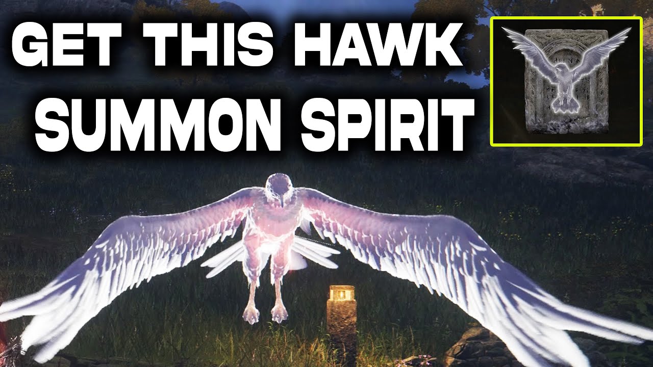 How to Get This Epic HAWK Spirit Summon in Elden Ring | Stormhawk Deenh Ashen Location Guide