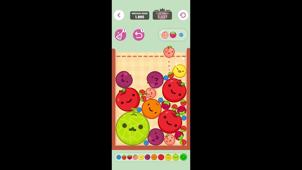 ASMR Fruit Merge 🍓🍉 Relaxing Live Gameplay | Satisfying Merging Sounds