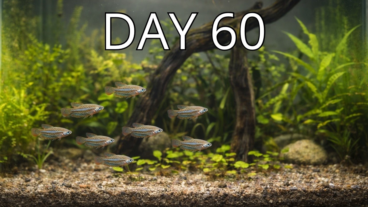 I Built a Planted Aquarium With Garden Soil - NO CO₂, No Filter
