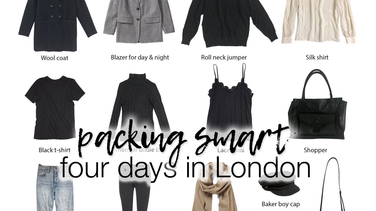 Packing smart: 4 days in London | Minimalist packing