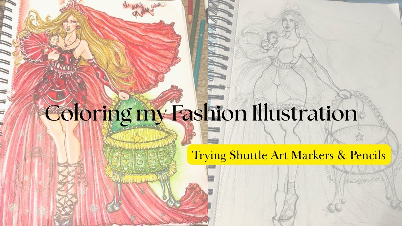 I used to fear coloring my drawings