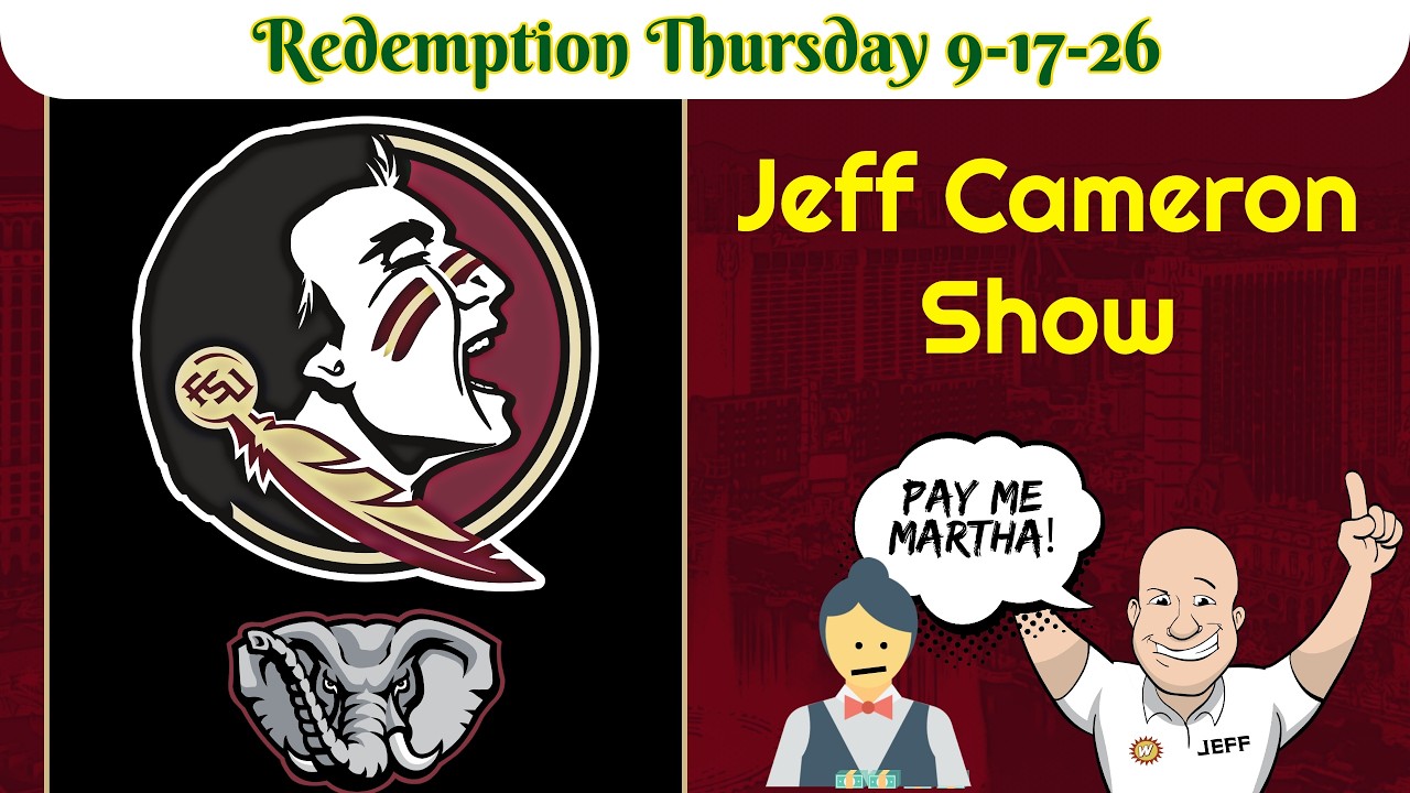 Redemption Thursday on the Jeff Cameron Show |  FSU Football  | FSU Alabama