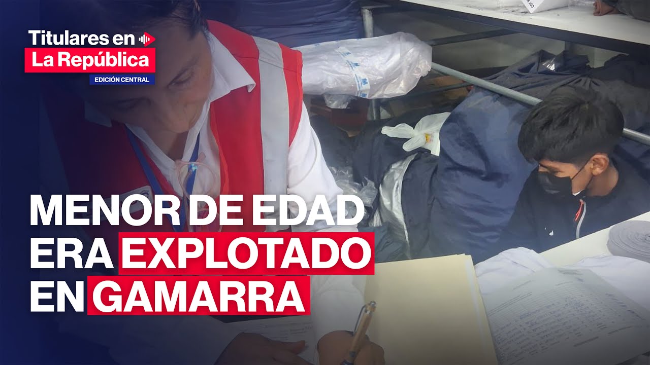 🔴 GAMARRA: descubren a menor de edad en presunta condición de explotación laboral | #TLR