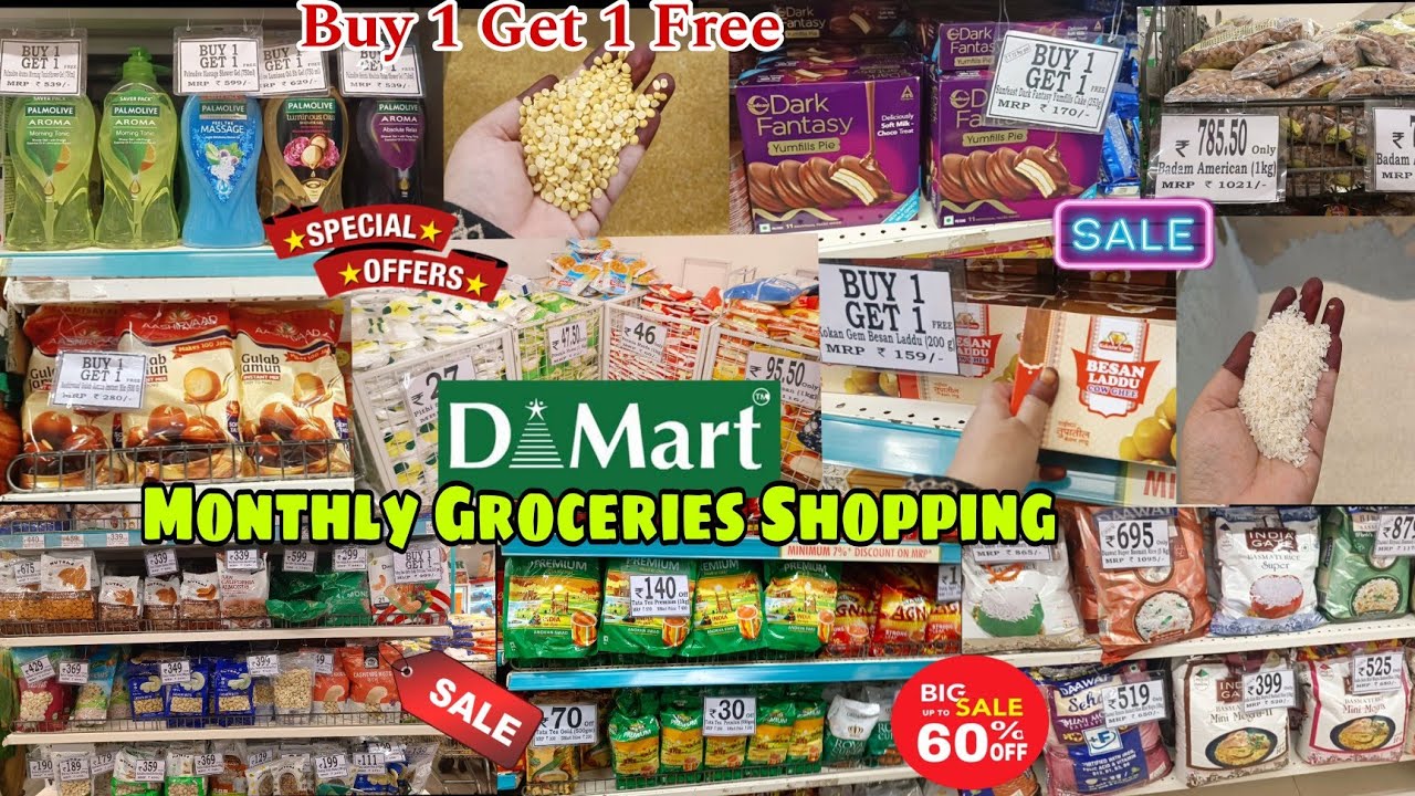 Dmart Mega Sale on Groceries Shopping & Daily Essential|Huge Discount in Festival Season|Buy 1 Get 1
