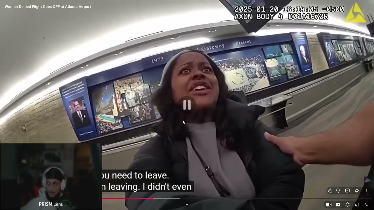 Spit Dropping Down Her Lip Drunk And Demon Like In This Airport