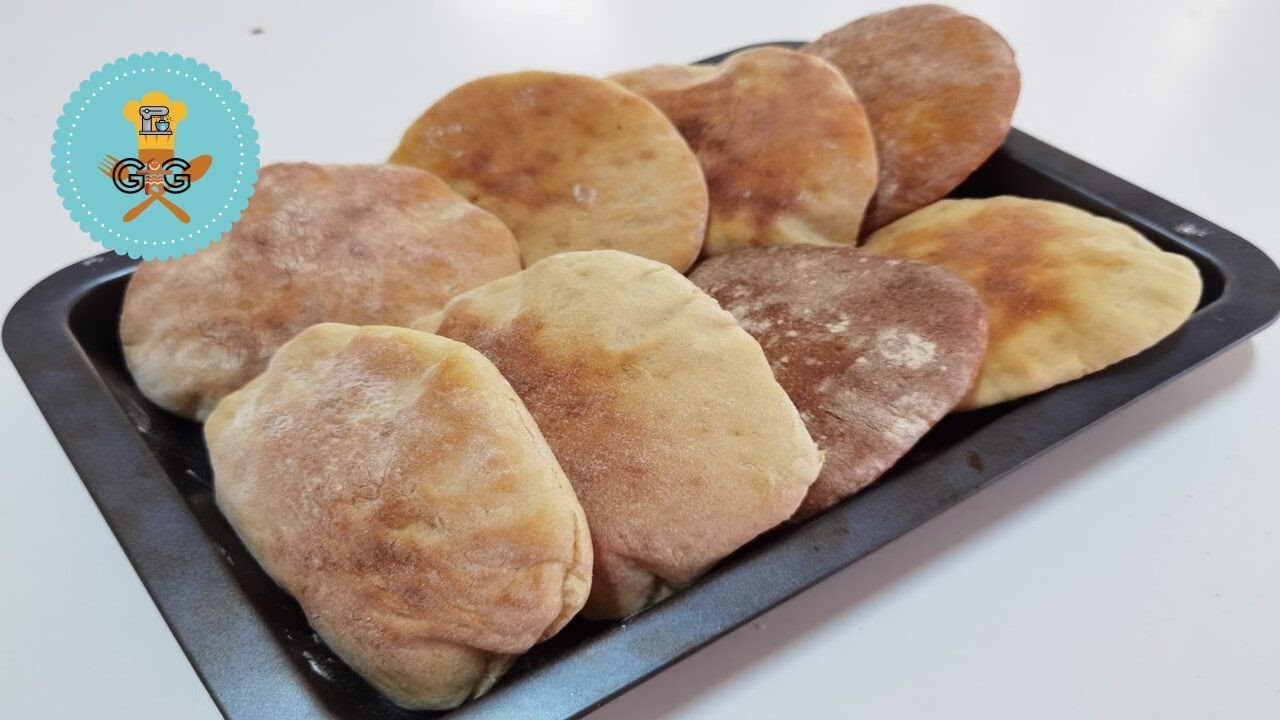 Κυπριακή Πίτα Για Σουβλάκι Χωρίς Μίξερ / Pita-Gyros Bread Recipe