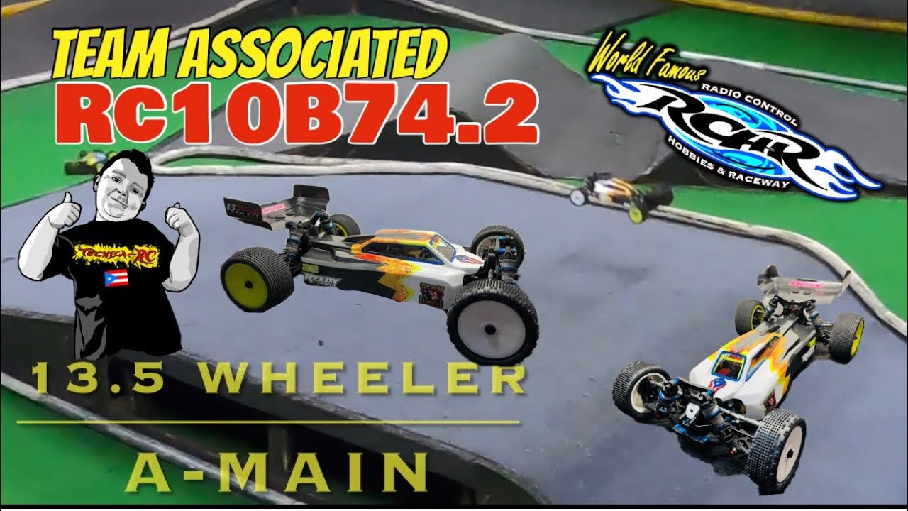 Team Associated RC10 B74.2 - Running in the 13.5 Wheeler A-Main @ RCHR’s Saturday Showdown