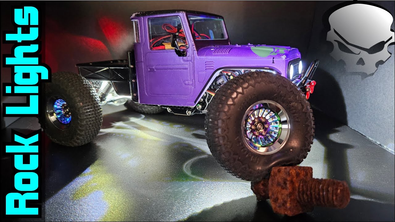 Как установить комплект светильников INJORA Rock Lights для TRX-4M