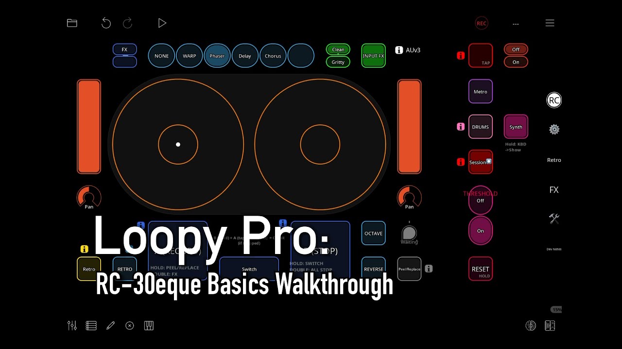 Loopy Pro: RC30esque Walkthrough