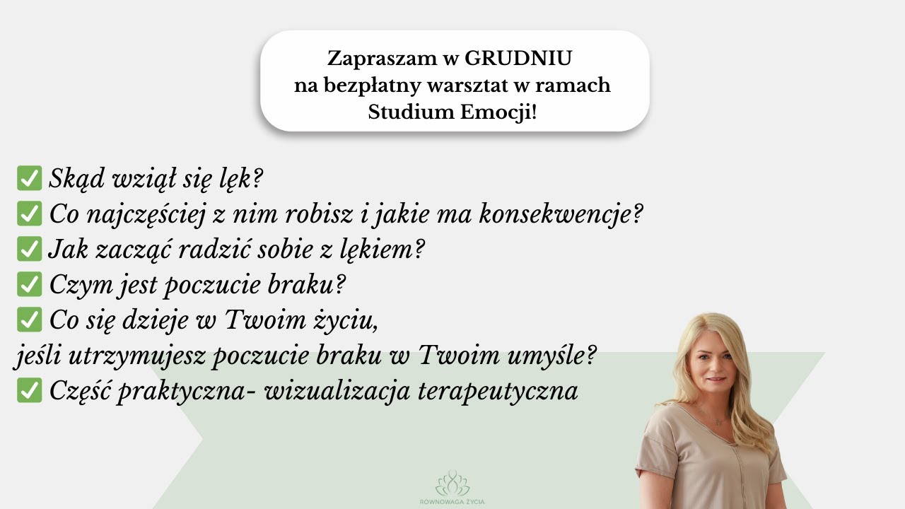 Jak radzić sobie z lękiem, by nie ograniczał twojego życia?