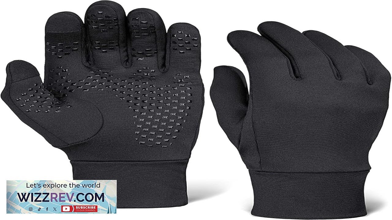 OutdoorEssentials Running Gloves Touchscreen Men's Winter Gloves Glove Liners Review