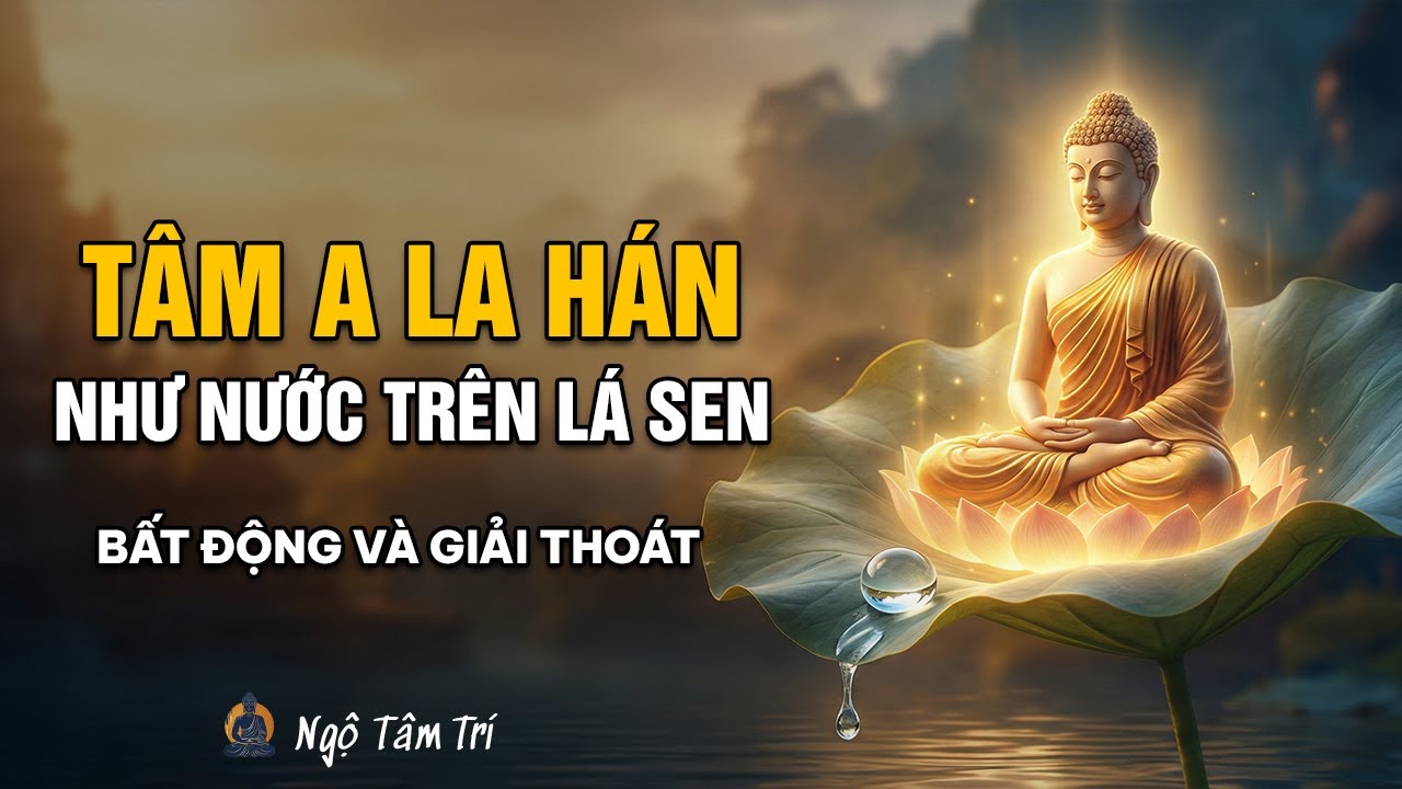 TÂM A LA HÁN Giống Như NƯỚC TRÊN LÁ SEN | TÂM BẤT ĐỘNG VÀ SỰ GIẢI THOÁT | Ngộ Tâm Trí