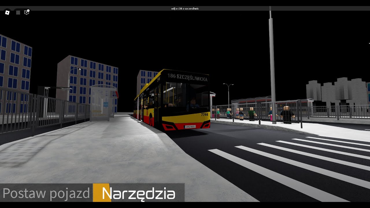 Roblox: DTG2 Autobus 186 Kier. Szczęśliwicka / Solaris Urbino 18 CNG 