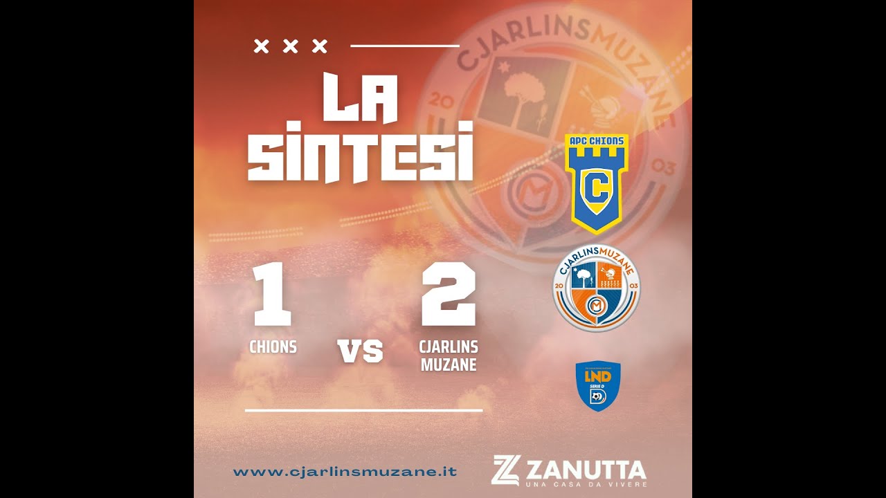 LA SINTESI DI CHIONS-CJARLINS MUZANE