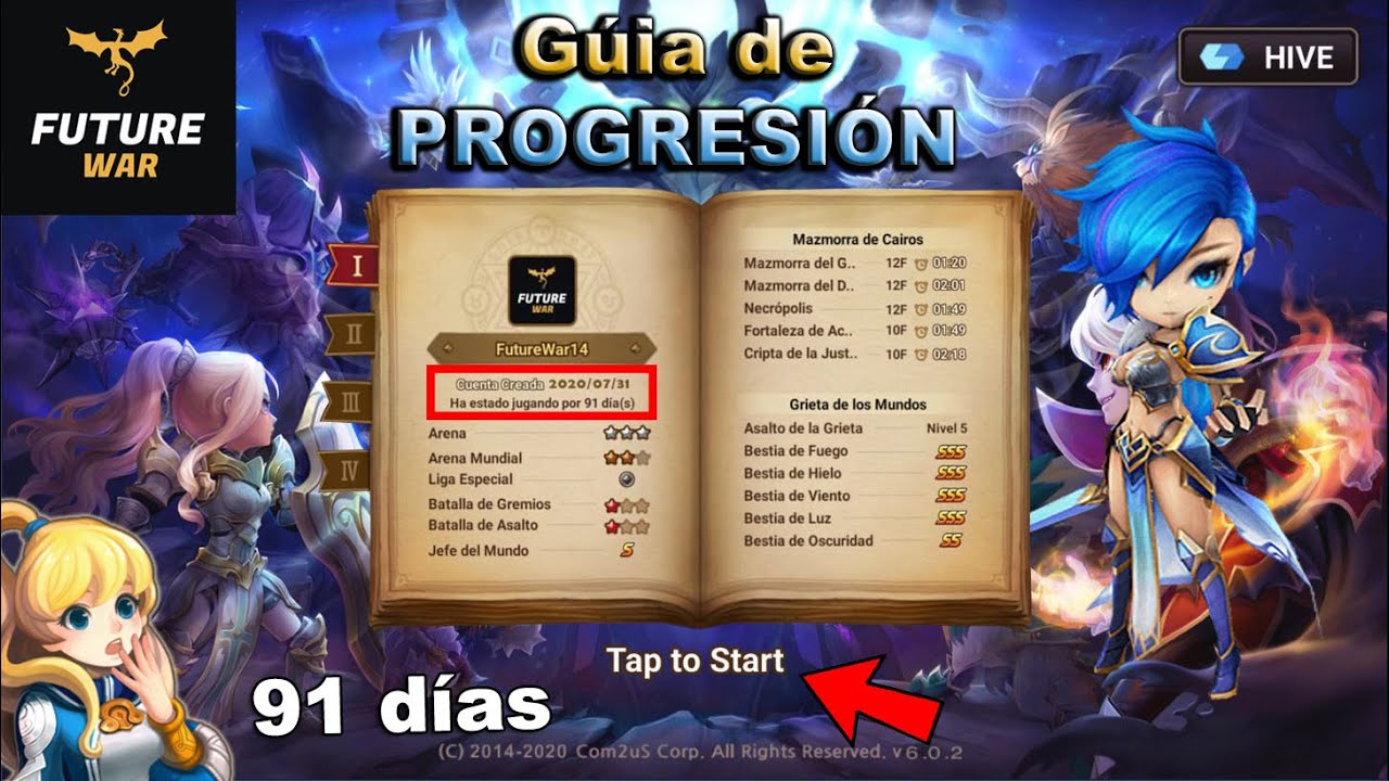 Guía de PROGRESIÓN (OP EN 91 DÍAS) 😱| SUMMONERS WAR EARLY GAME 2020