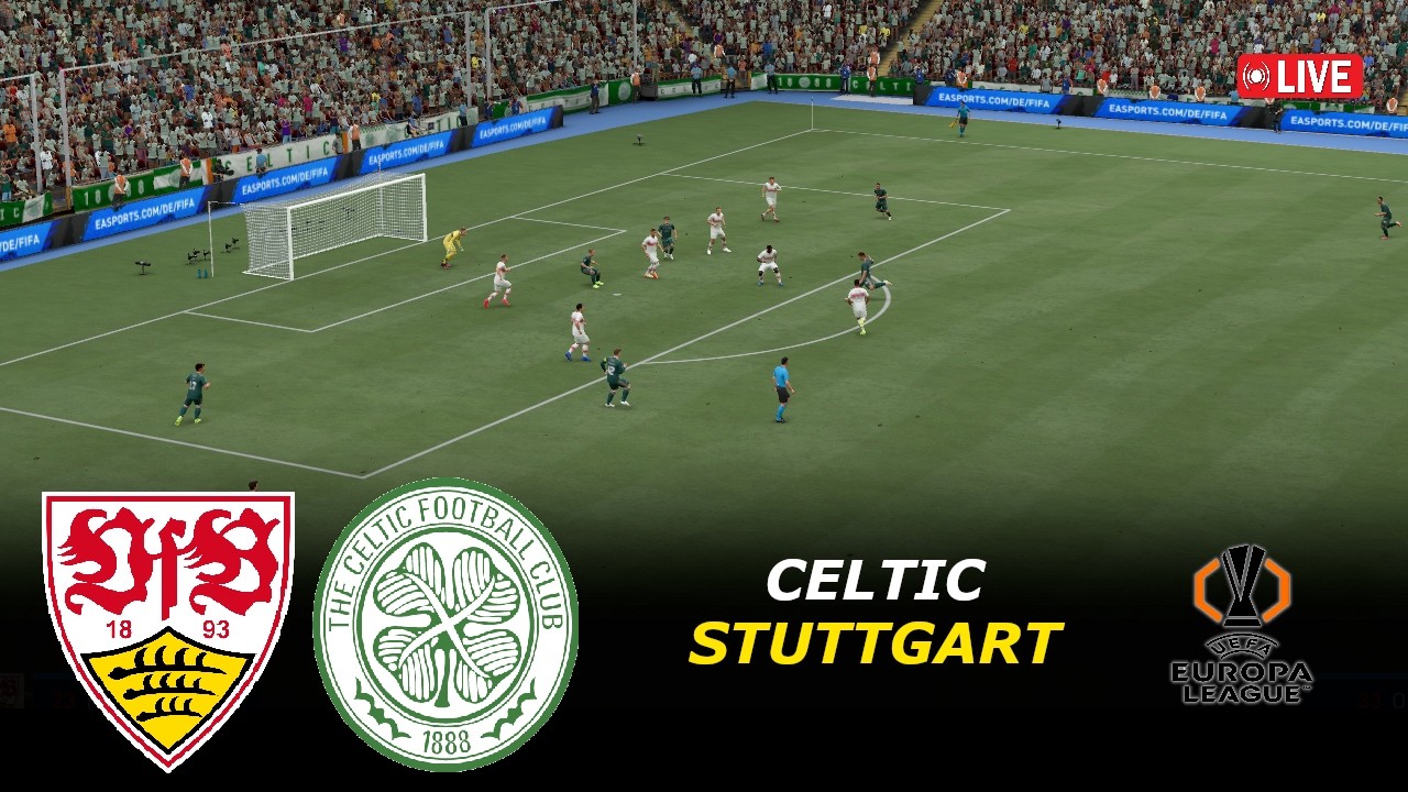 🔴Stuttgart vs Celtic LIVE | Europa League 2026 | eFootball Pes21 Simulation