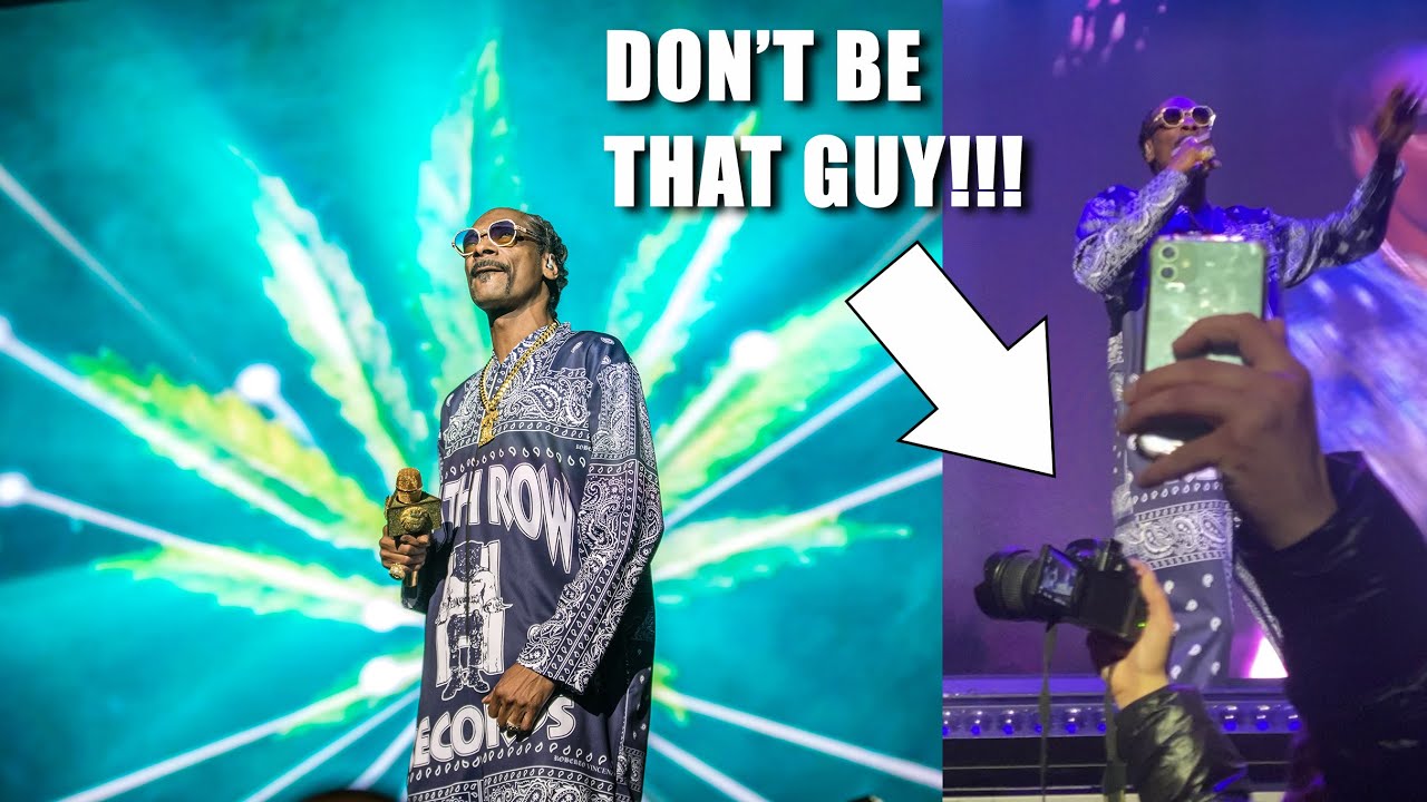 [MUSIC PHOTOGRAPHY] DON'T BE THIS GUY in the photo pit! Snoop Dogg in London!