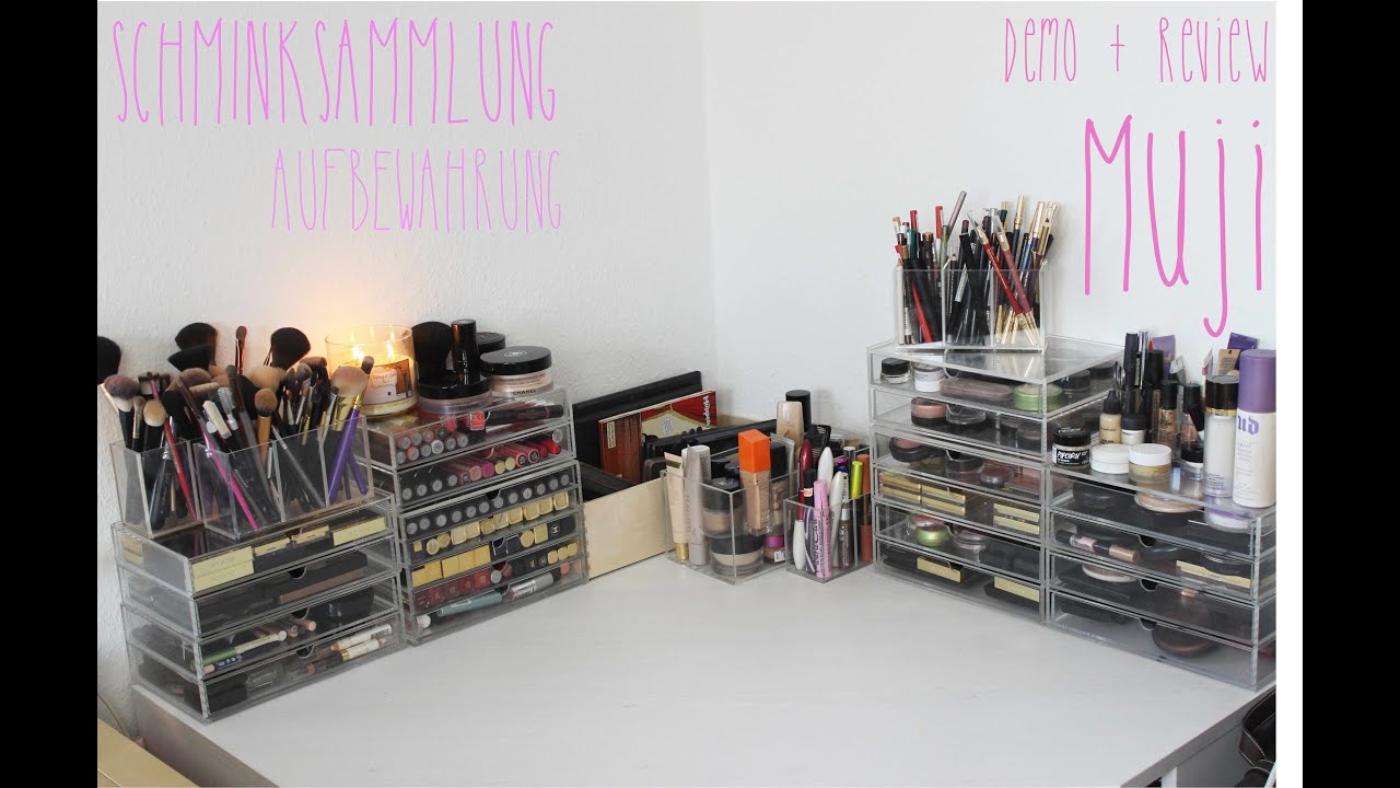 MAKEUP AUFBEWAHRUNG MUJI + KOLLEKTION