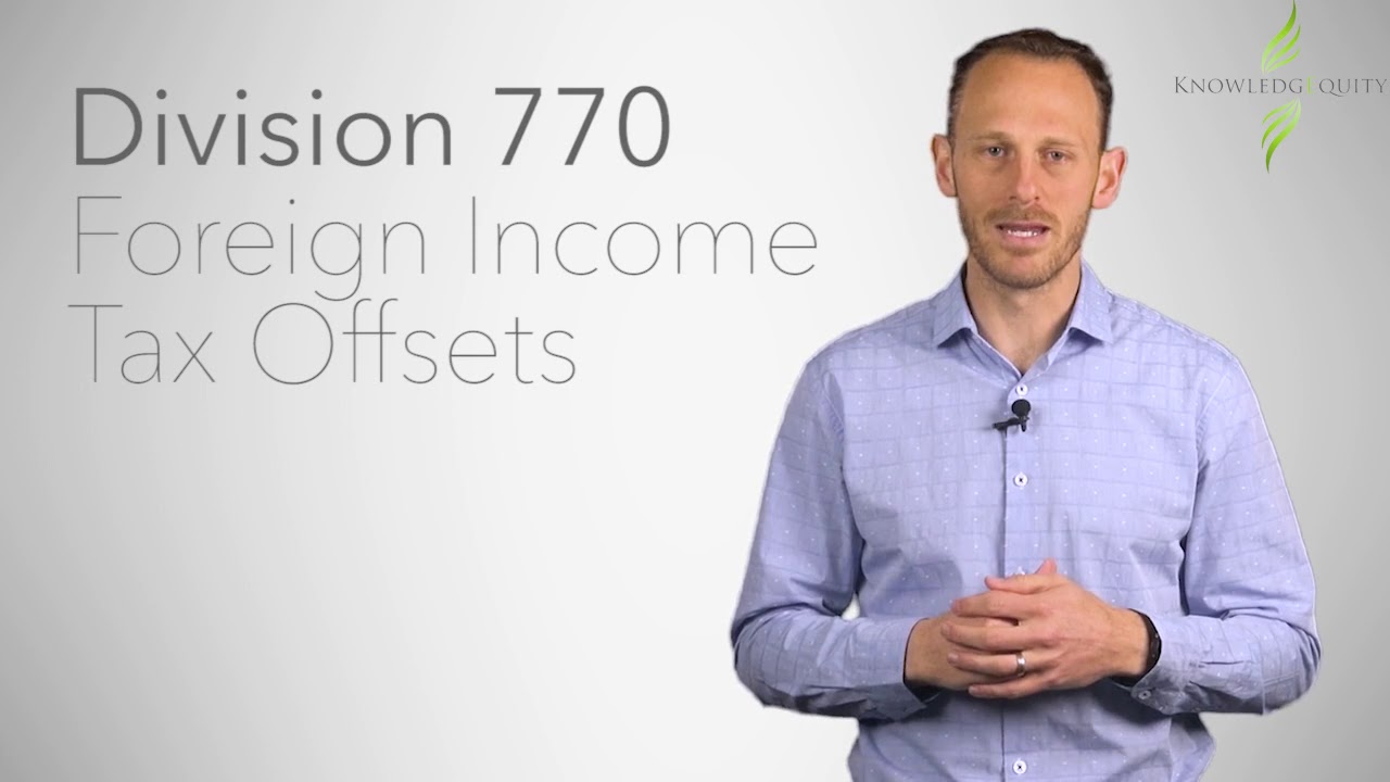 CPA Foreign Income Tax Offsets