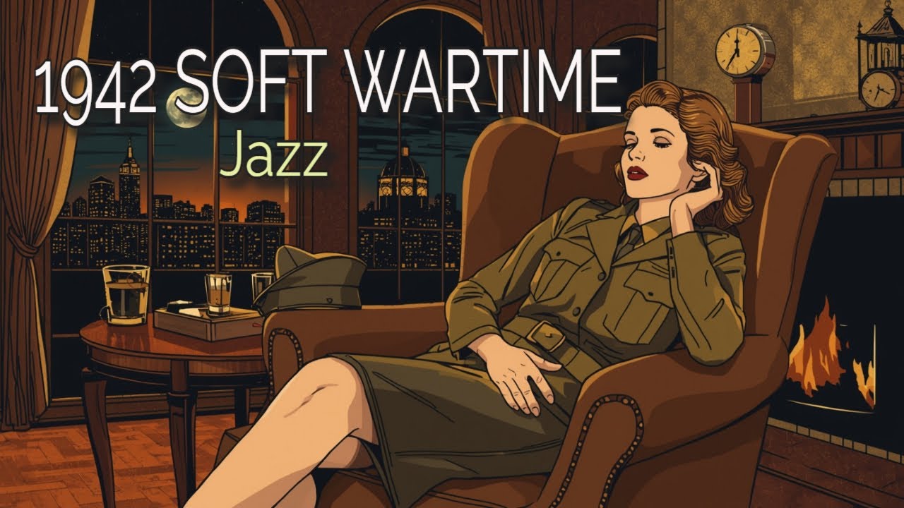 👉 1942 SOFT WARTIME JAZZ | RELAXING WAR ERA MUSIC