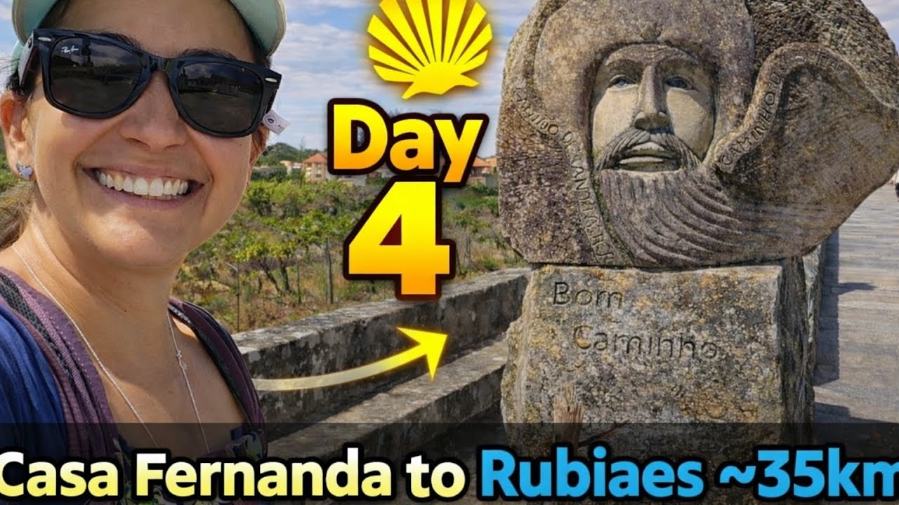 4| Camino Portuguese Central - Casa Fernanda to Rubiaes (~35km)