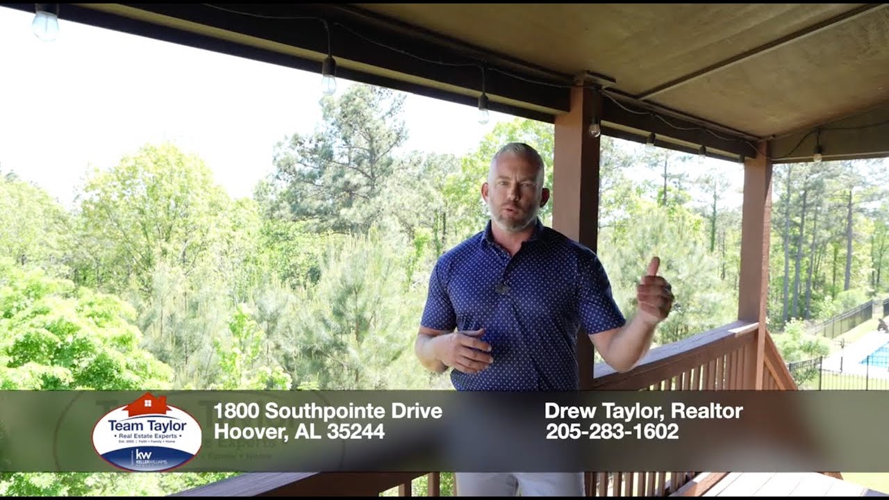 Stunning Home for Sale at 1800 Southpointe Dr, Hoover AL | Listed by Drew Taylor, Top Hoover Realtor