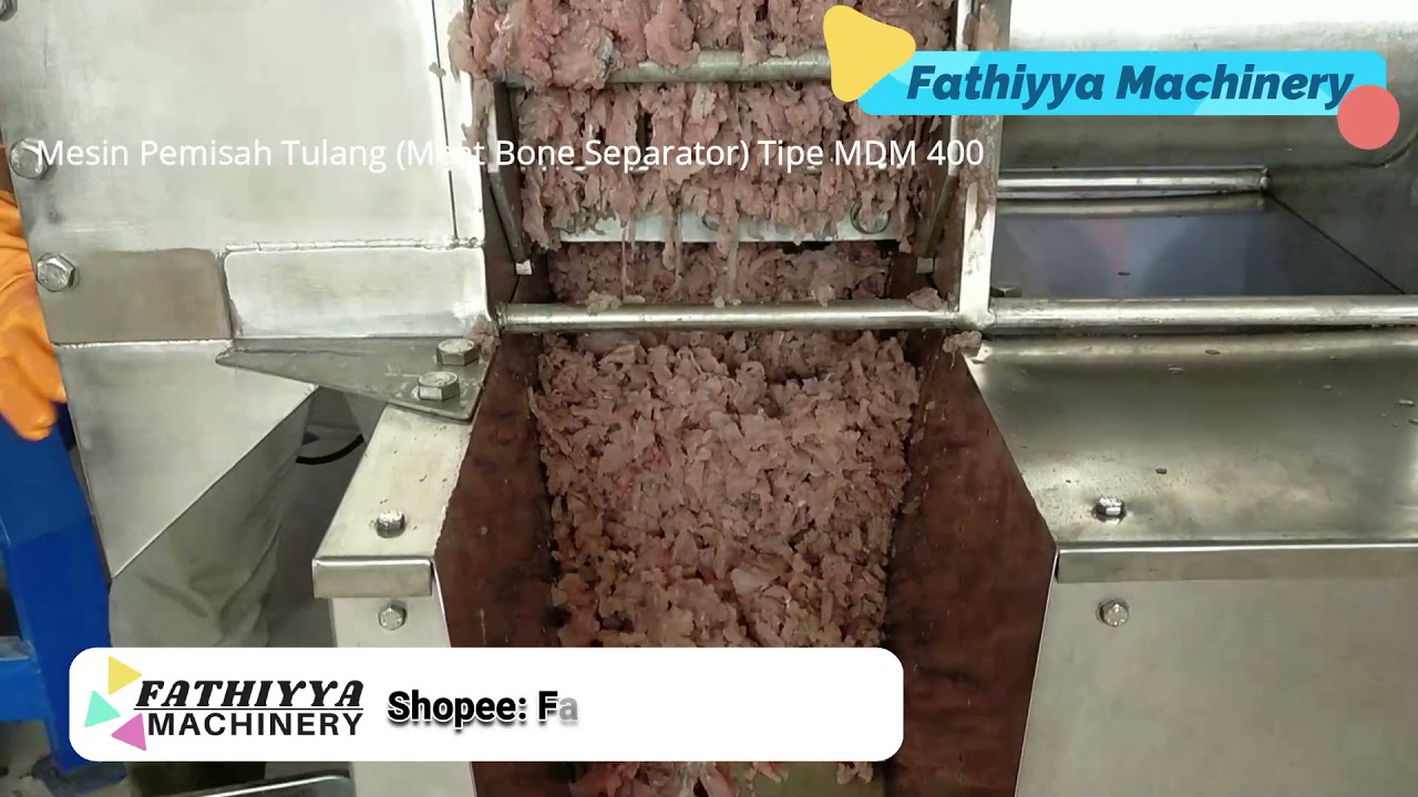MESIN PENDUKUNG BISNIS FROZEN FOOD YANG SEDANG TREND | Mesin Pemisah Tulang MDM 400