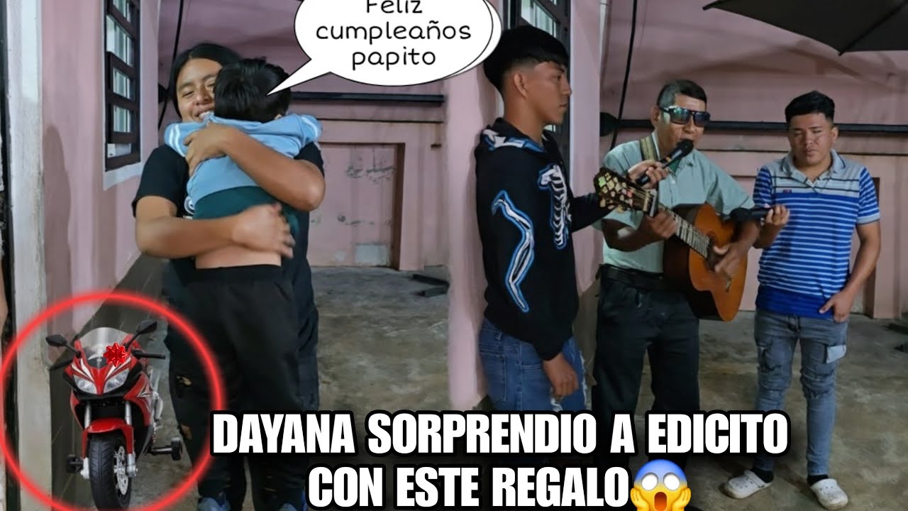DAYANA Llevo Este Gran Regalo A EDICITO En Buena Mañana🎁Todos Quedamos Sorprendidos Al Ver😱